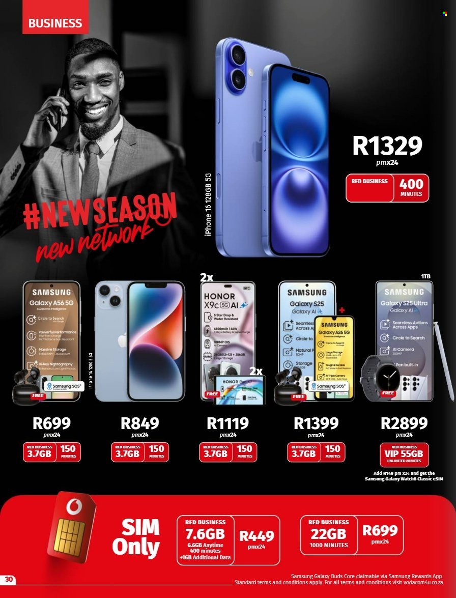 VODACOM specials - From Tuesday 9 Sept 2025 (2025-09-09 - 2025-10-06) | 30