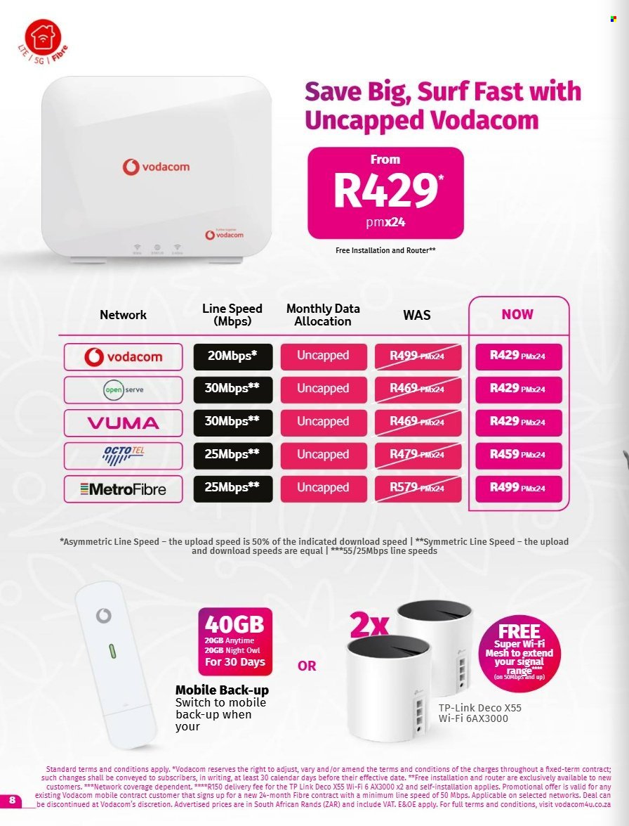 VODACOM specials - From Tuesday 9 Sept 2025 (2025-09-09 - 2025-10-06) | 8