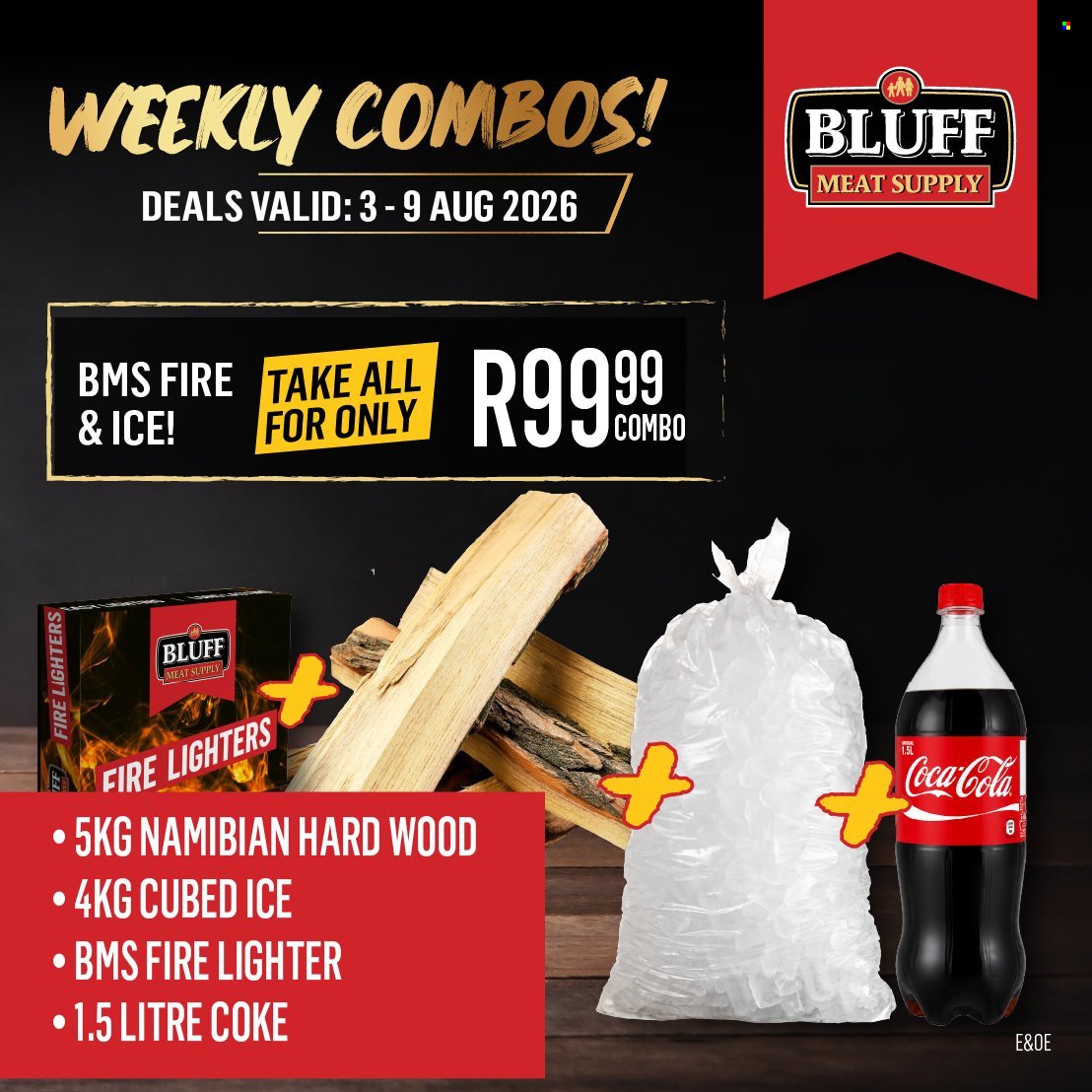 BLUFF MEAT SUPPLY specials - From Monday 3 Aug 2026