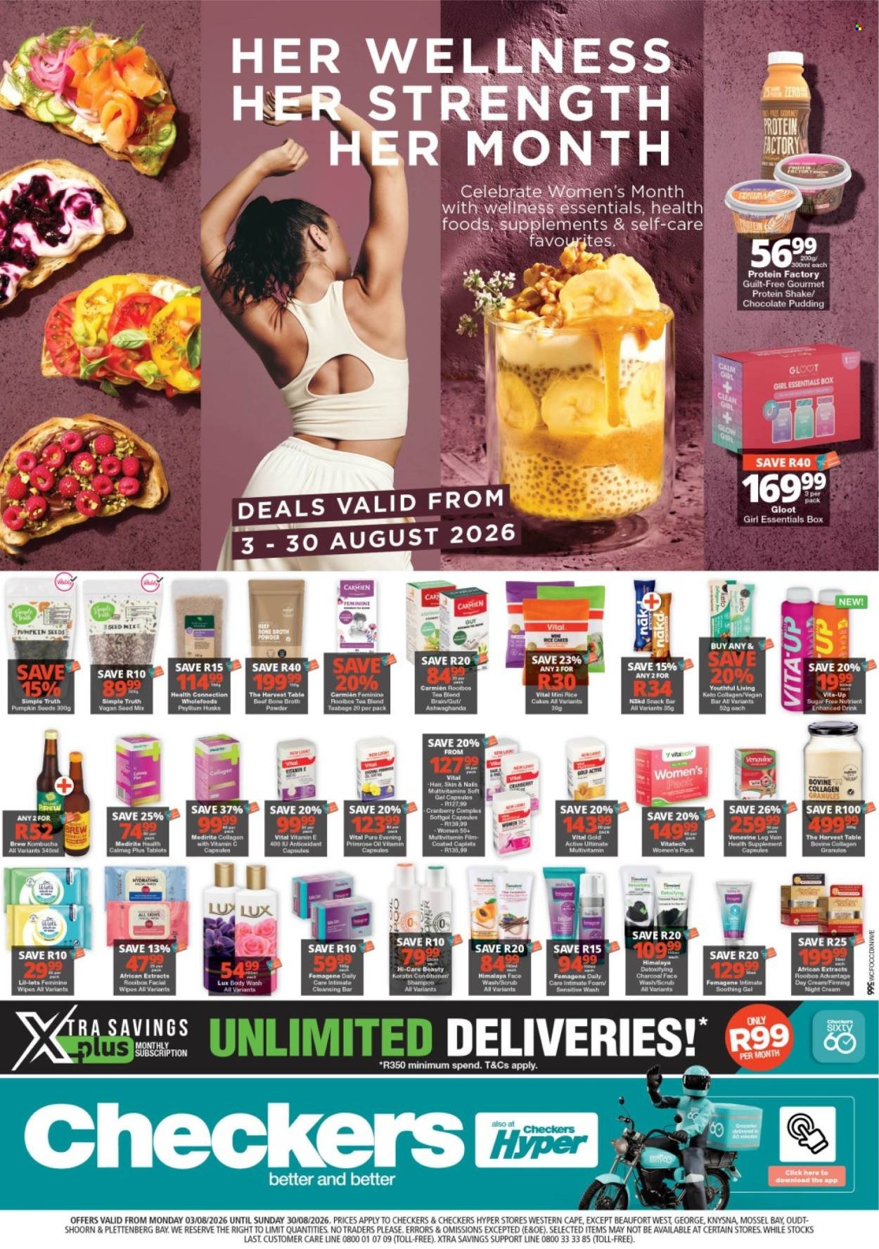 CHECKERS specials - Women's Wellness Promotion