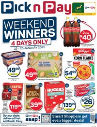 PICK N PAY specials - Weekend Specials (2026-01-22 - 2026-01-25)