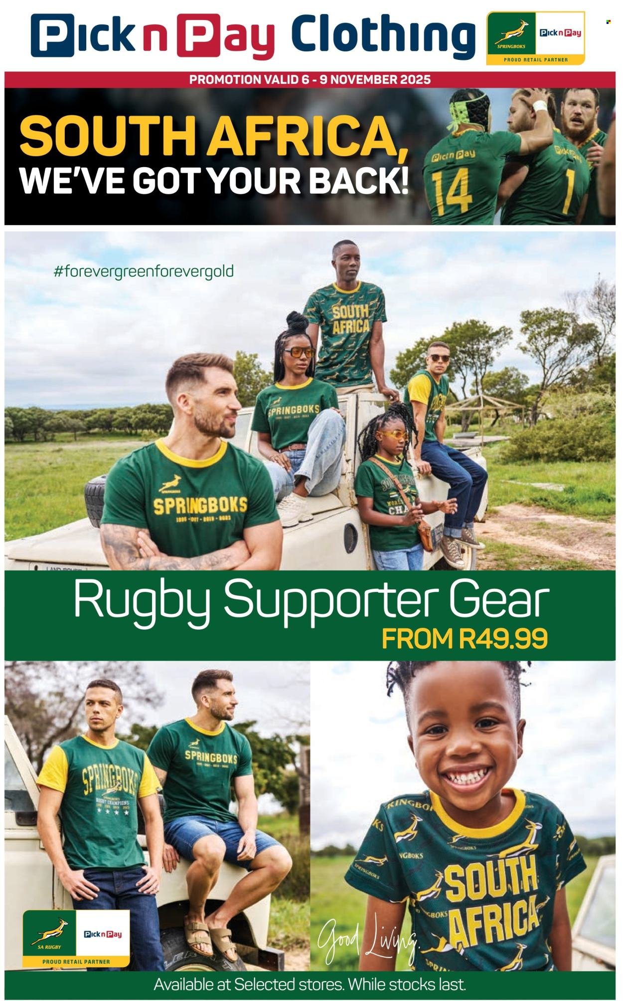 PICK N PAY specials - Weekend Rugby Specials (2025-11-06 - 2025-11-09) | 2