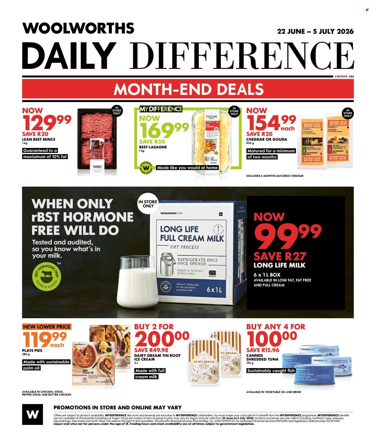 WOOLWORTHS specials - Daily Difference