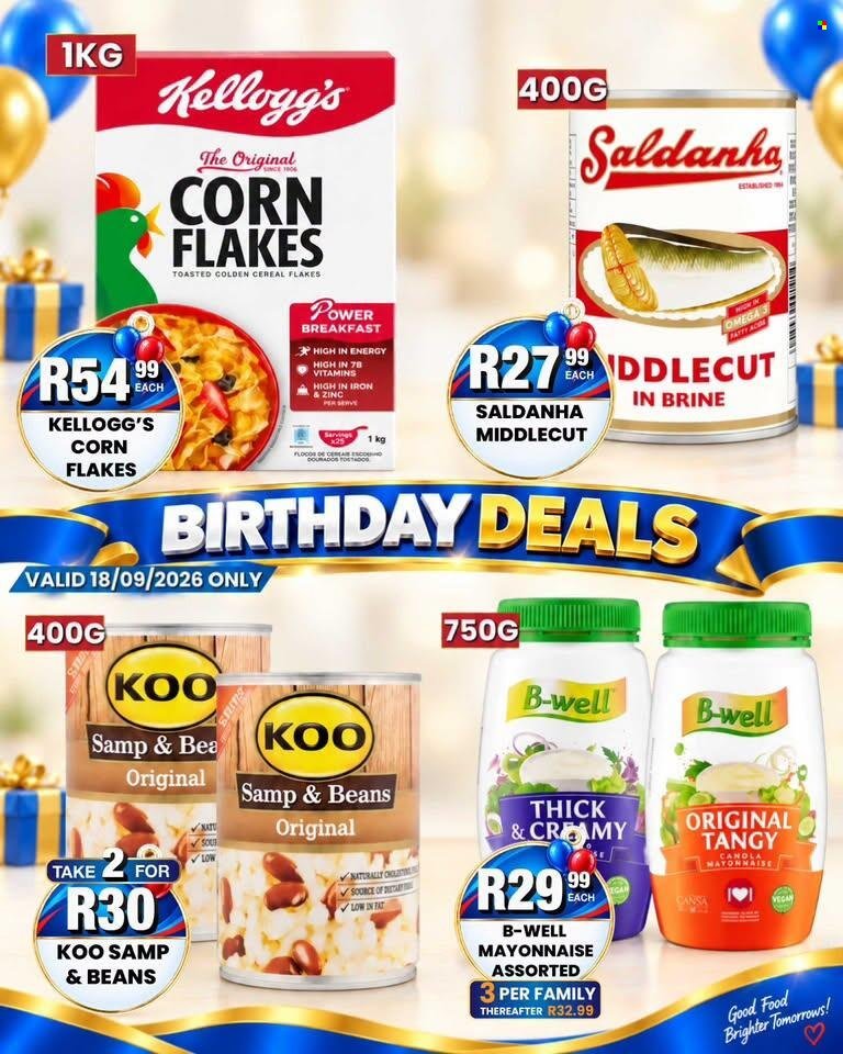 TAKE N PAY specials - From Friday 18 Sept 2026