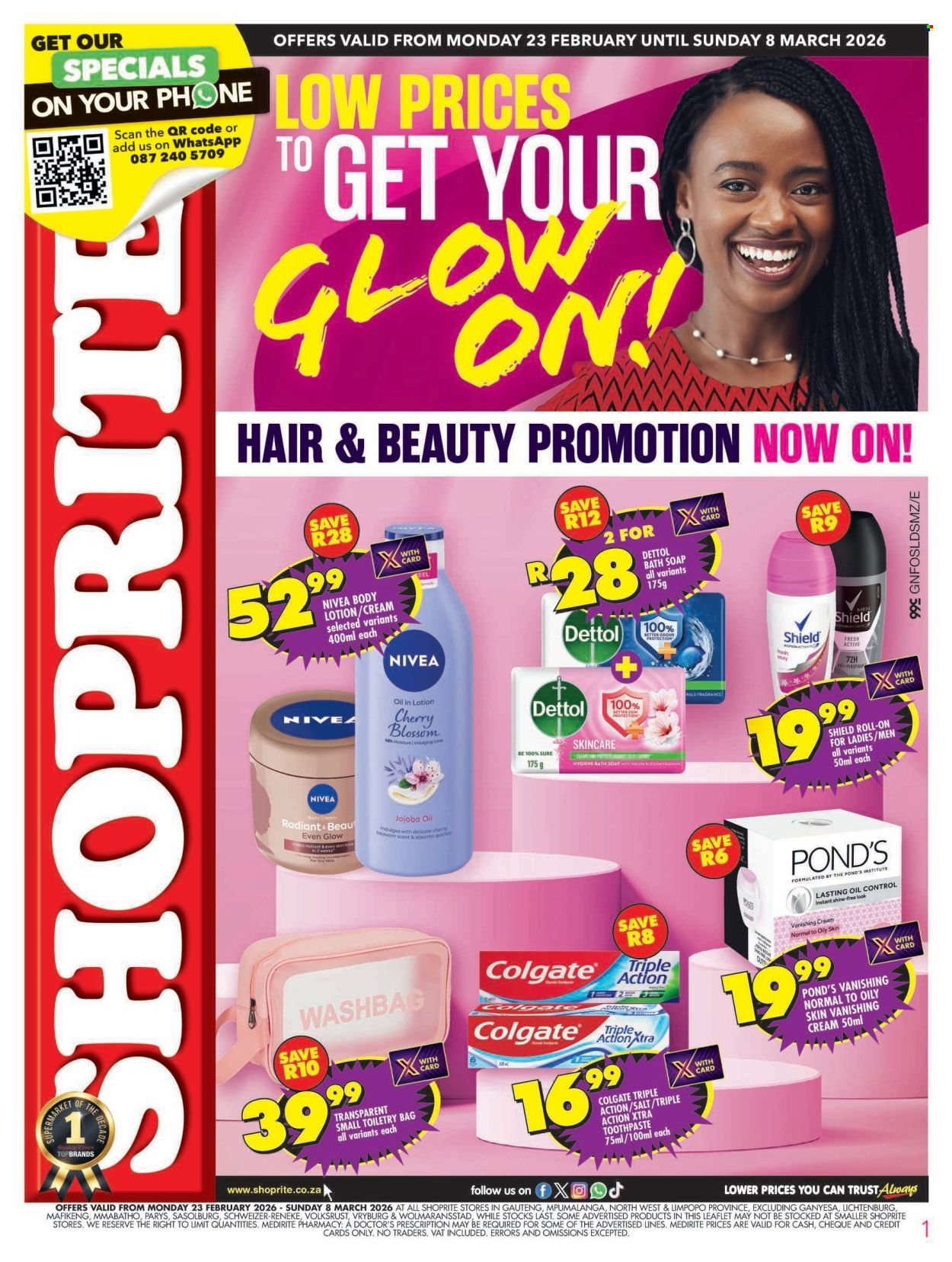SHOPRITE specials - Hair and Beauty Gauteng (2026-02-23 - 2026-03-08) | 1