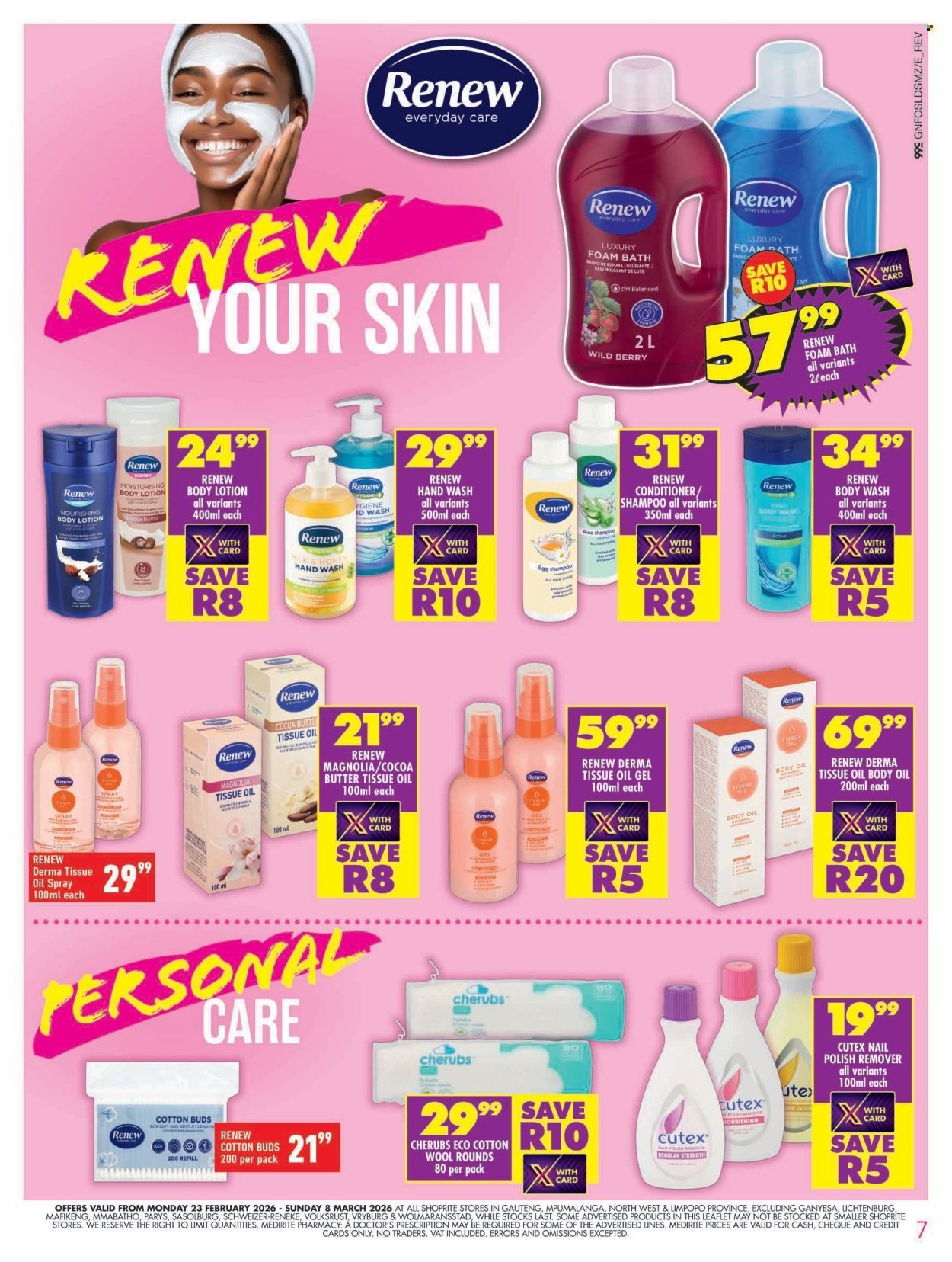 SHOPRITE specials - Hair and Beauty Gauteng (2026-02-23 - 2026-03-08) | 7