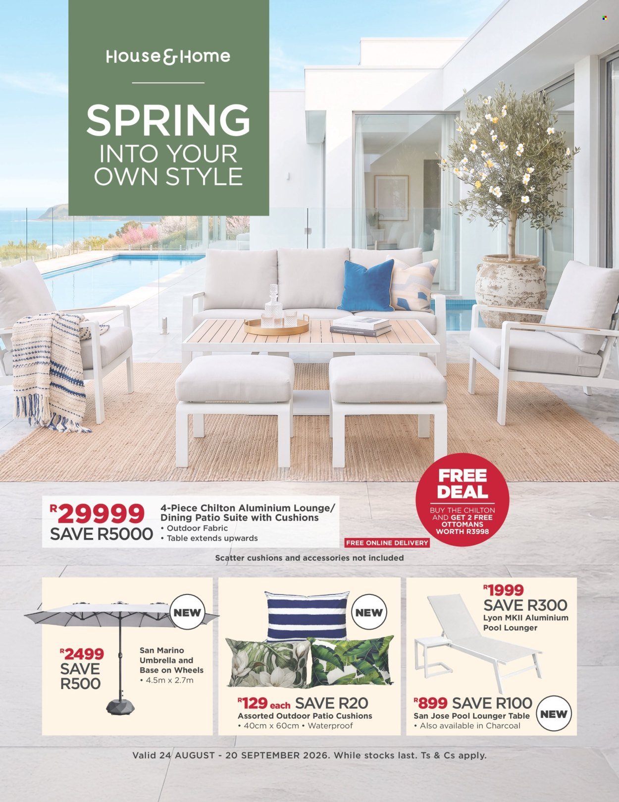 HOUSE & HOME specials - From Monday 24 Aug 2026