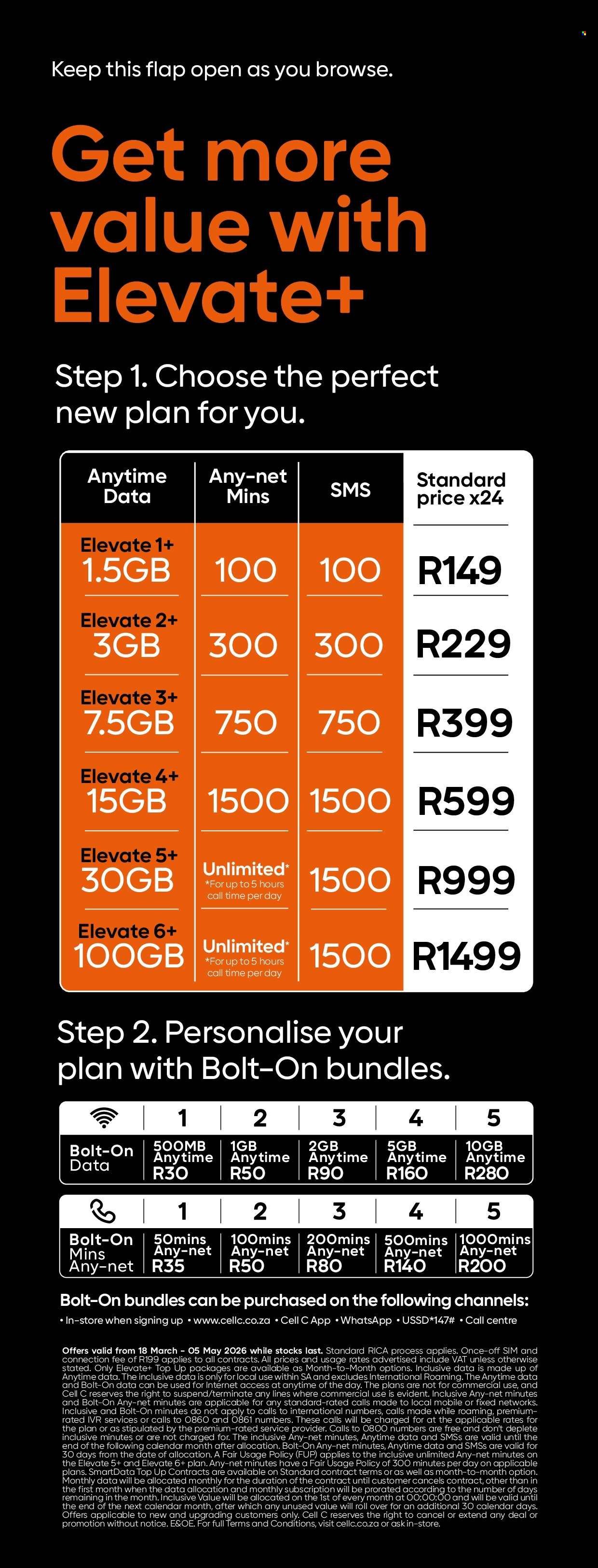 CELL C specials - The Connector Book (2026-03-18 - 2026-05-05) | 3