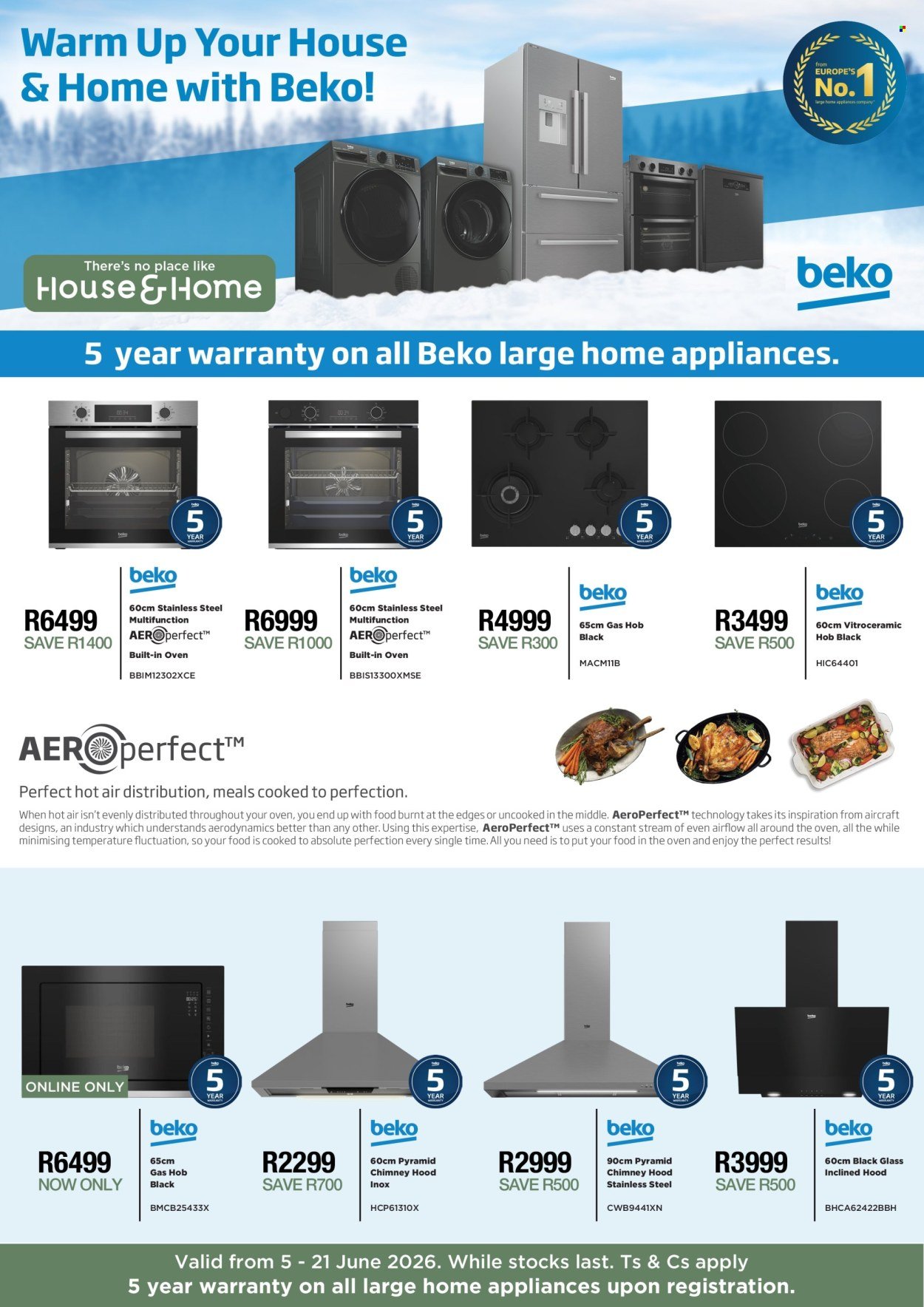 HOUSE & HOME specials - WARM UP YOUR HH WITH BEKO