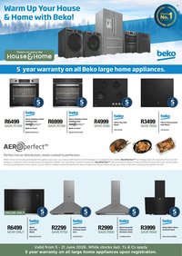 HOUSE & HOME specials - WARM UP YOUR HH WITH BEKO