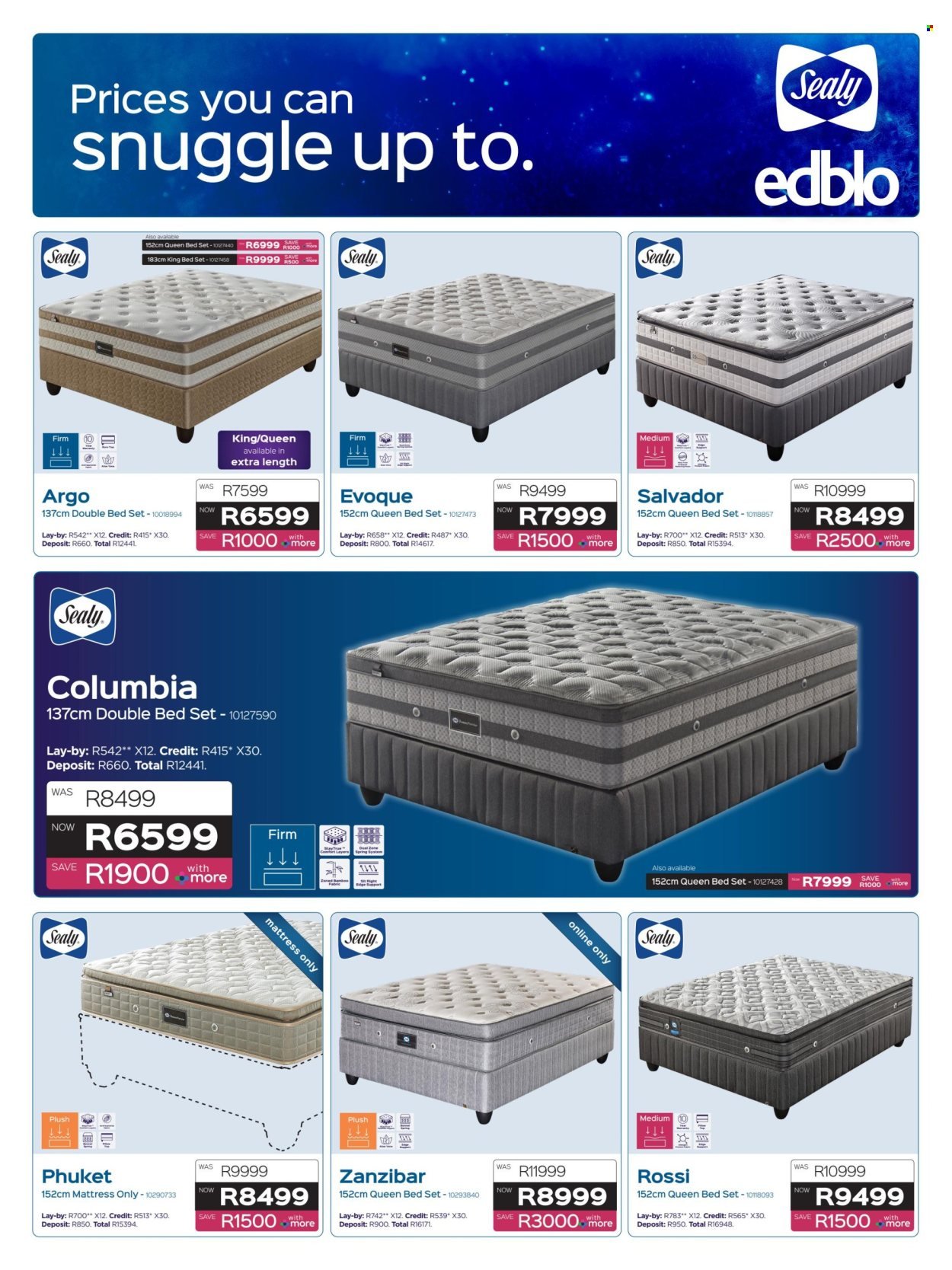 SLEEPMASTERS specials - From Thursday 18 Jun 2026