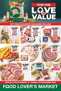 FOOD LOVER'S MARKET specials - From Monday 14 Sept 2026