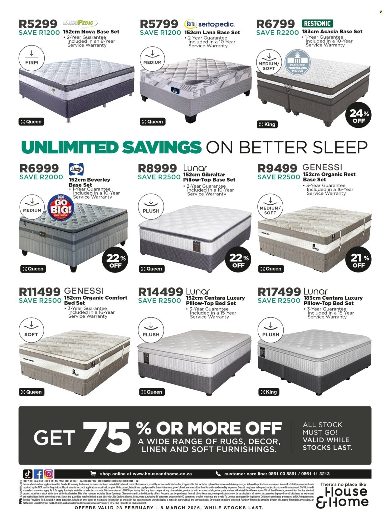 HOUSE & HOME specials - From Monday 23 Feb 2026 (2026-02-23 - 2026-03-08) | 16