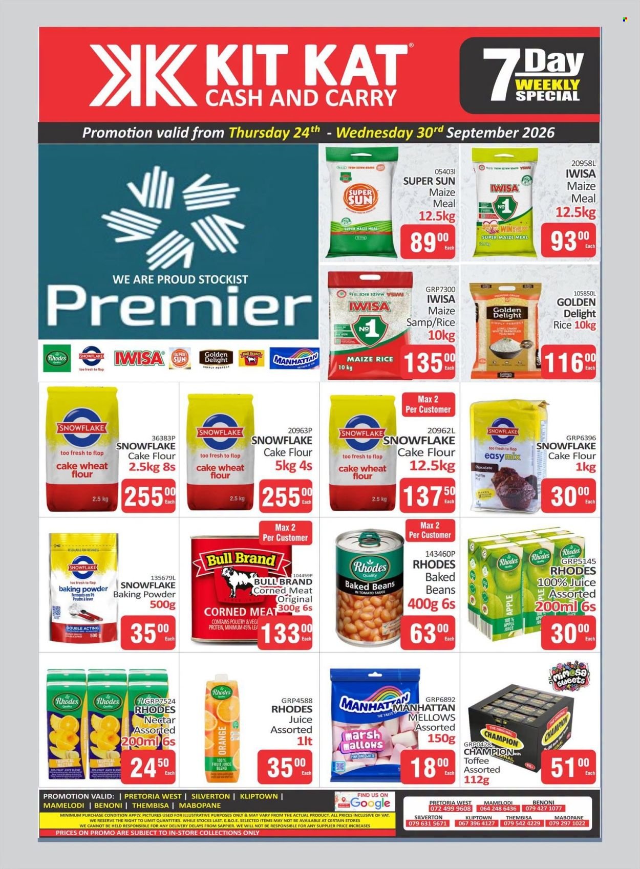 KIT KAT CASH & CARRY specials - Weekly specials