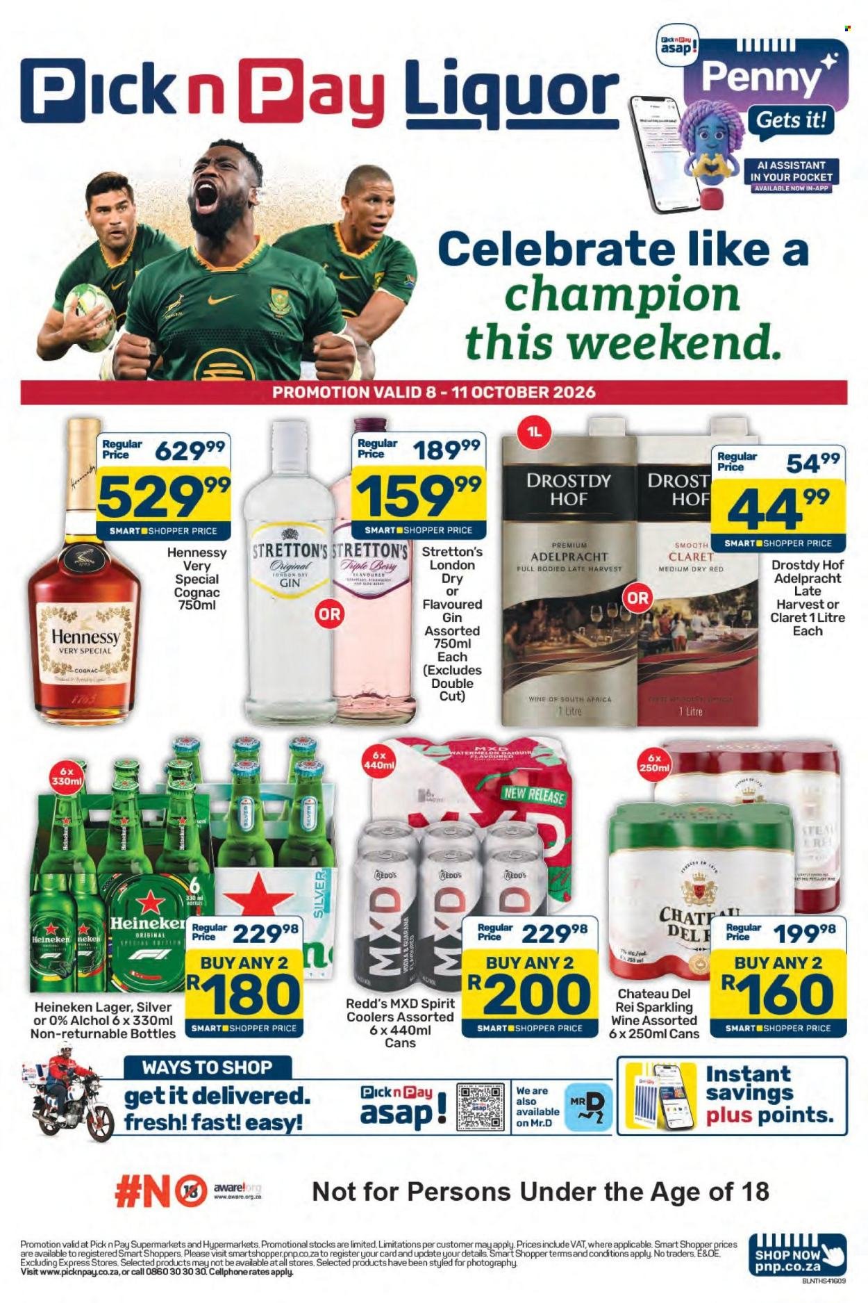 PICK N PAY specials - Weekend Liquor Specials