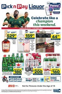 PICK N PAY specials - Weekend Liquor Specials