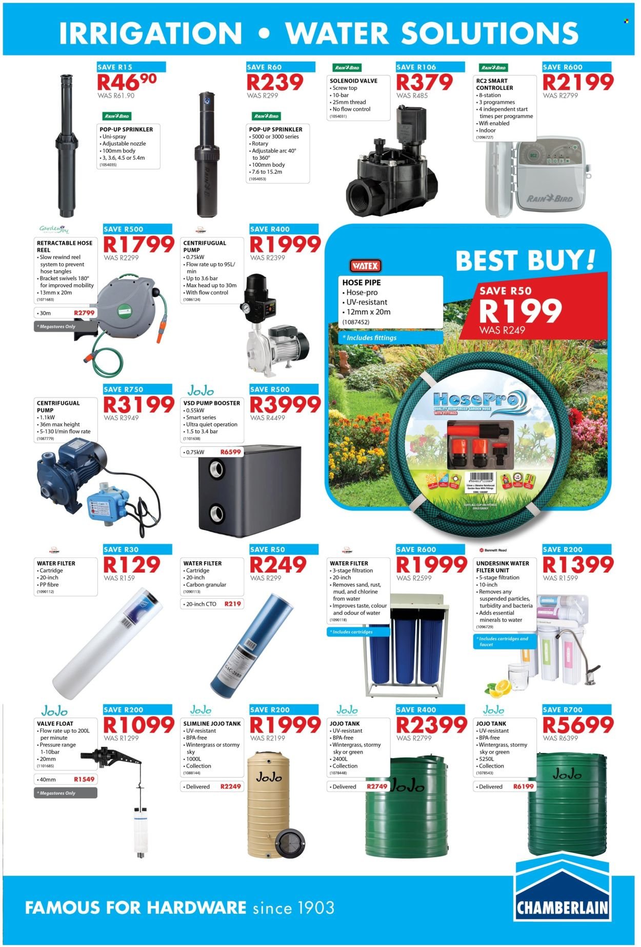 CHAMBERLAIN specials - From Monday 19 Oct 2026