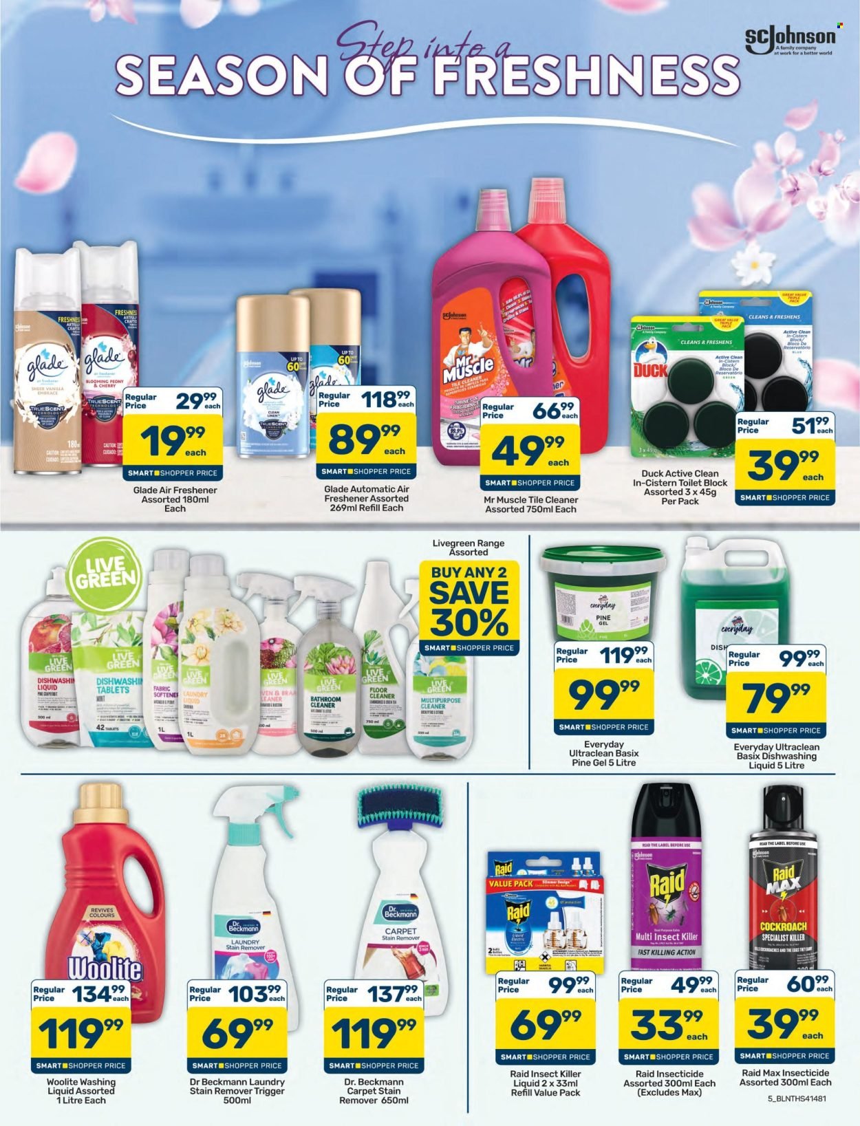PICK N PAY specials - Spring Cleaning Specials
