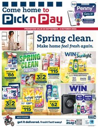 PICK N PAY specials - Spring Cleaning Specials