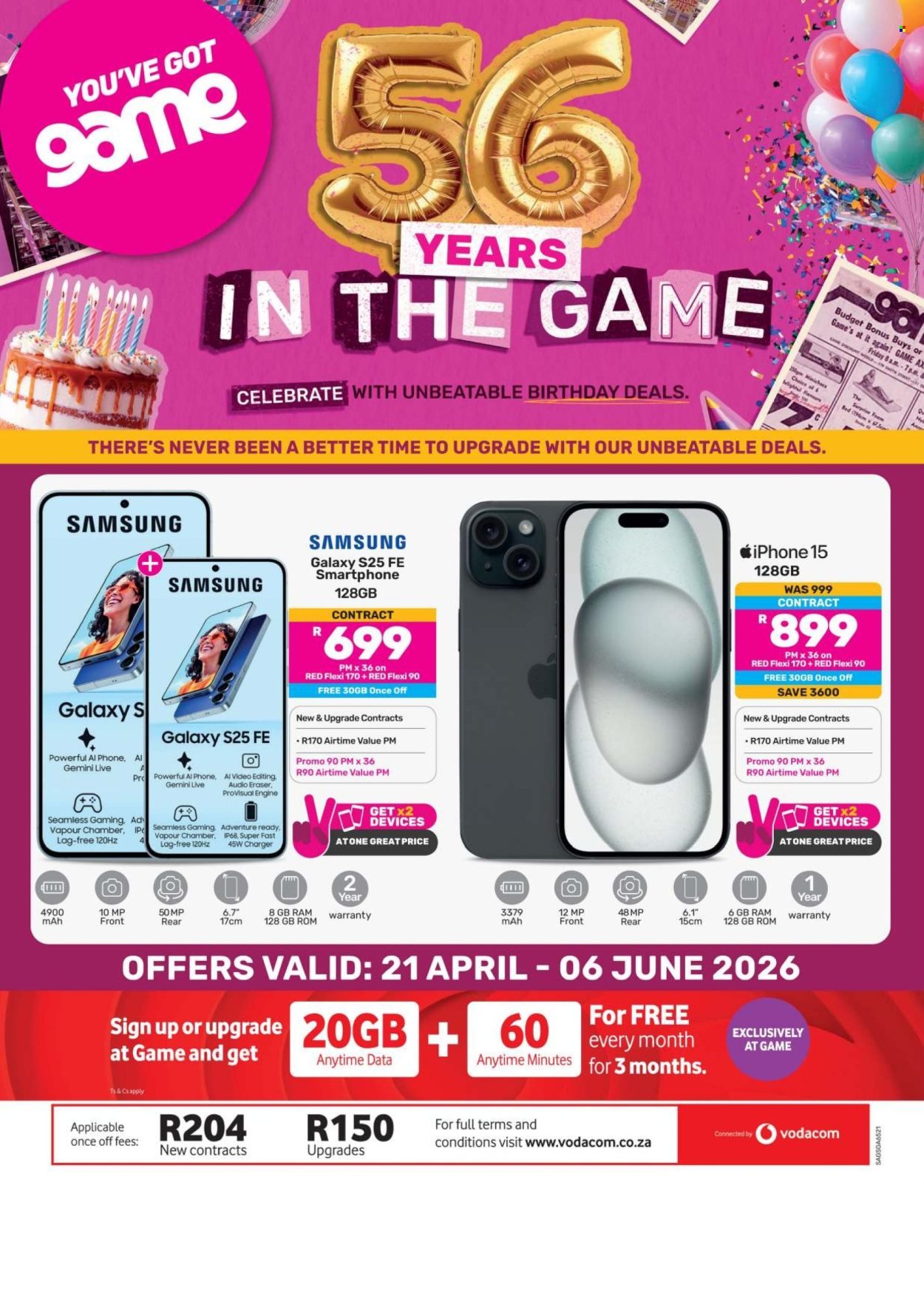 GAME specials - 56 Years In The Game (2026-04-21 - 2026-06-06) | 1