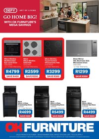 OK FURNITURE specials - From Wednesday 21 Oct 2026