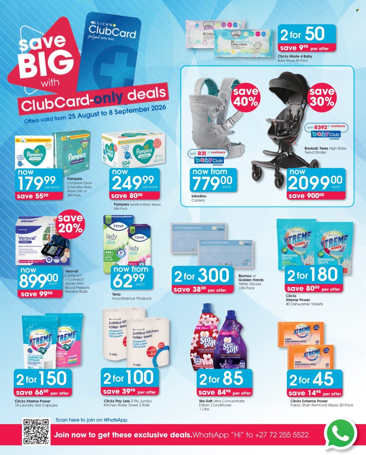 CLICKS specials - From Tuesday 25 Aug 2026