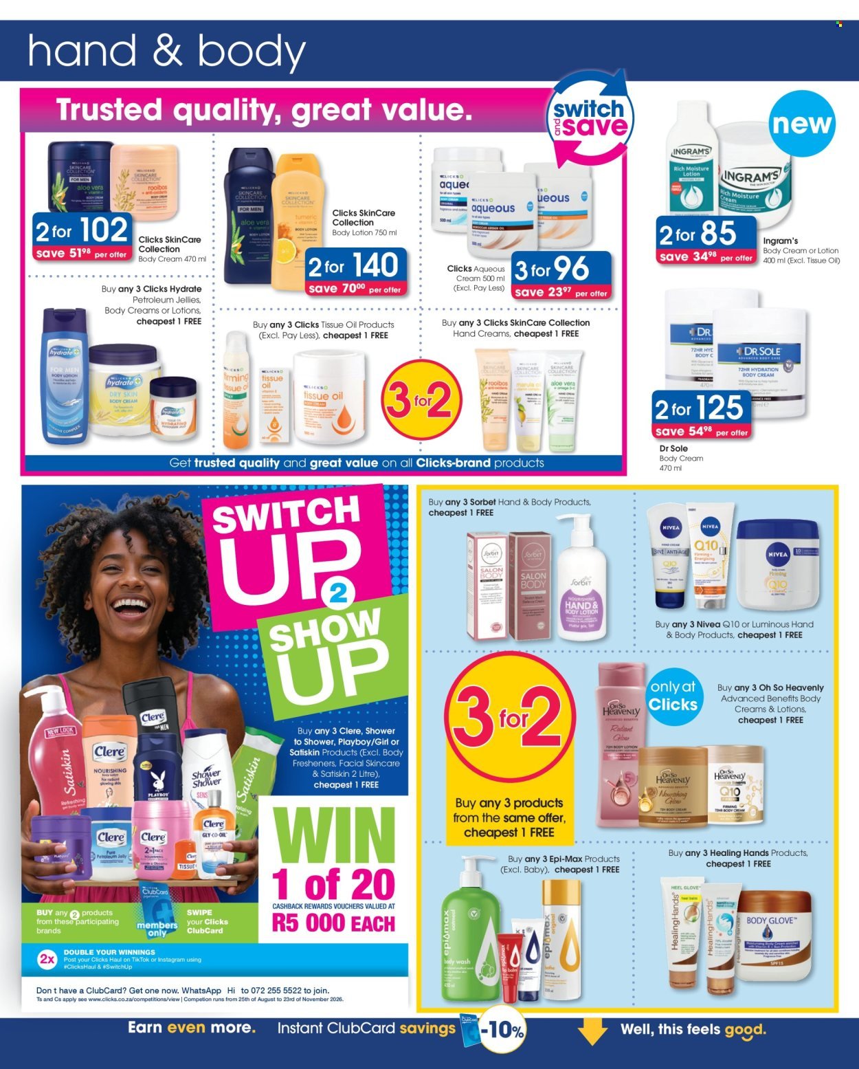 CLICKS specials - From Tuesday 25 Aug 2026