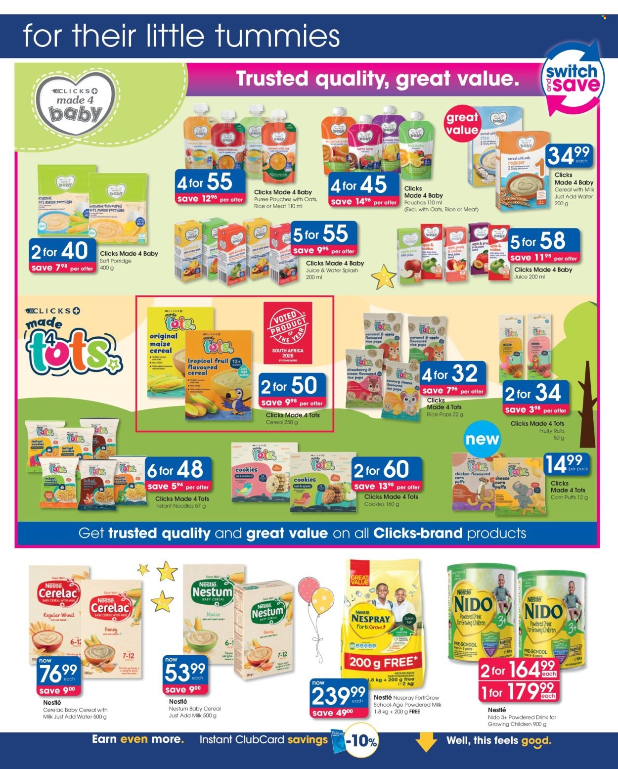 CLICKS specials - From Tuesday 25 Aug 2026