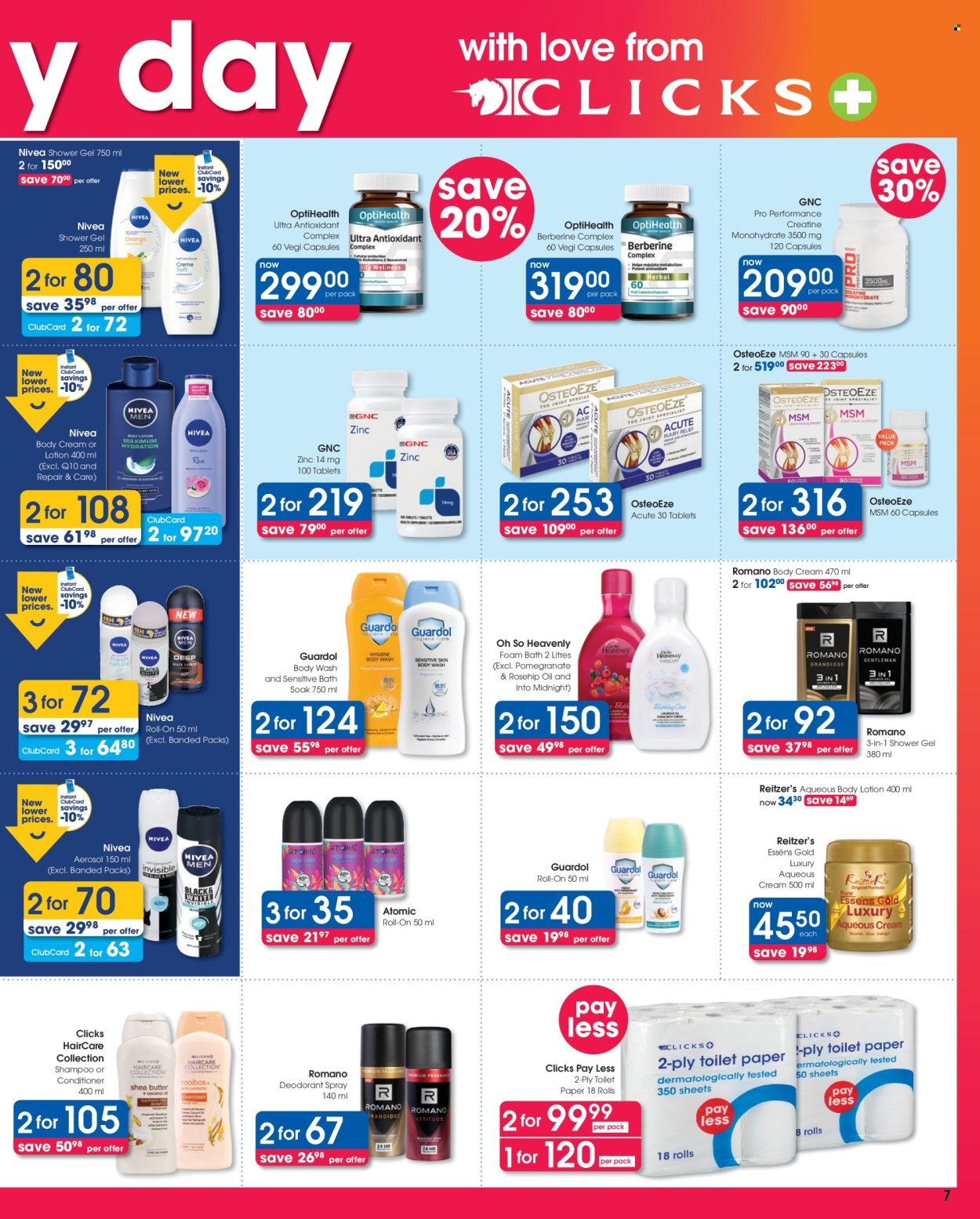 CLICKS specials - From Tuesday 25 Aug 2026