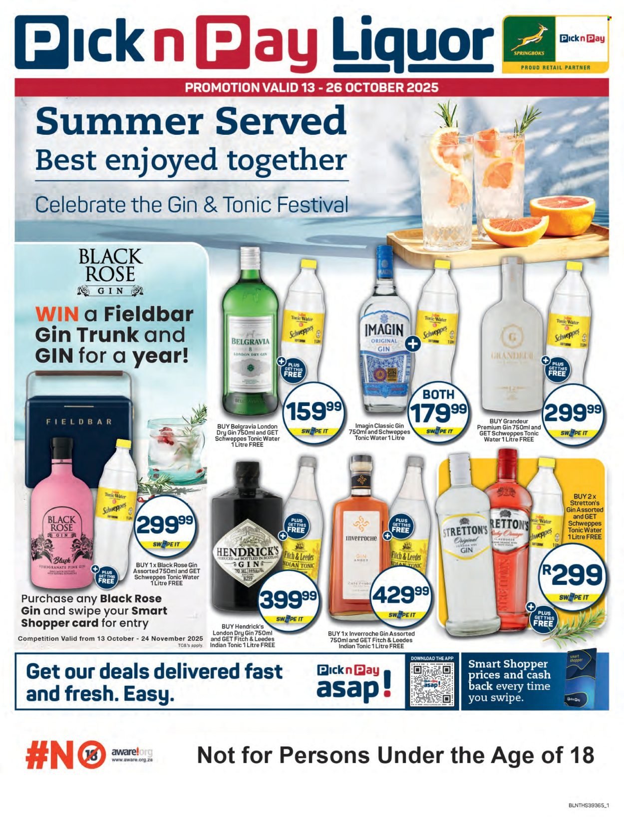 PICK N PAY specials - Gin Festival Specials (2025-10-13 - 2025-10-26) | 1