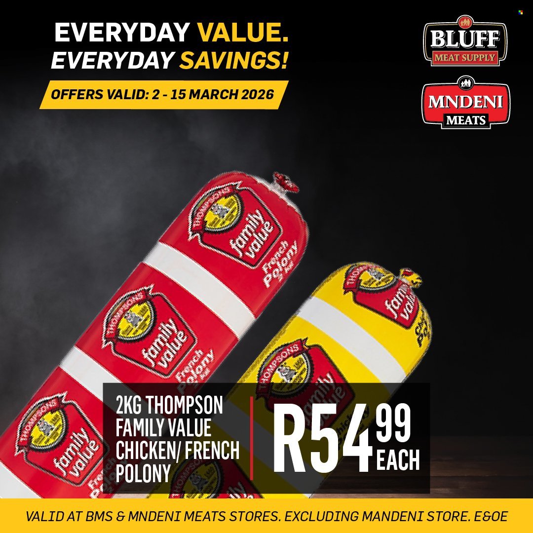 BLUFF MEAT SUPPLY specials - From Monday 2 Mar 2026 (2026-03-02 - 2026-03-15) | 3