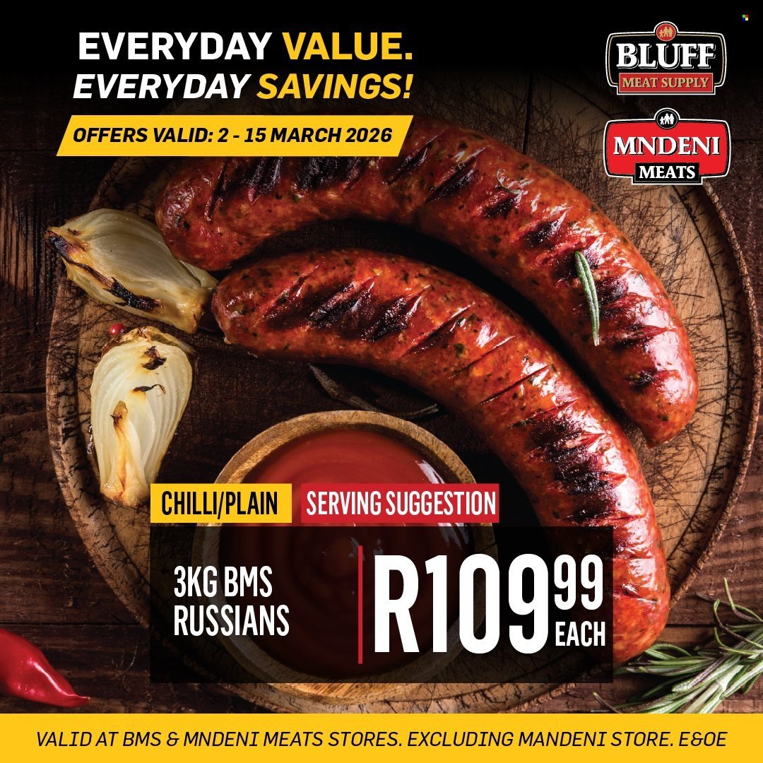 BLUFF MEAT SUPPLY specials - From Monday 2 Mar 2026 (2026-03-02 - 2026-03-15) | 4