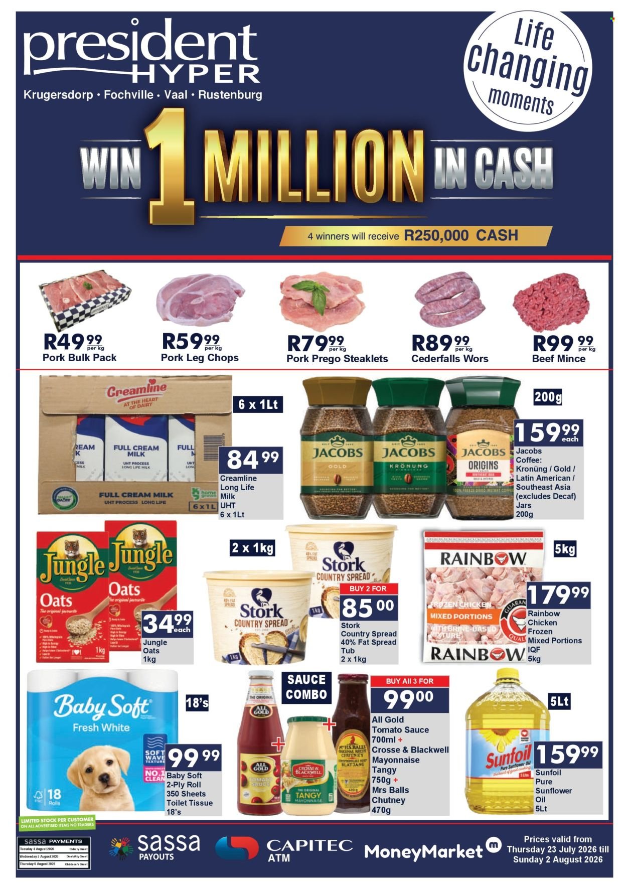 PRESIDENT HYPER specials - Win you share of R1 milion