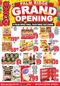BOXER specials - Grand Opening