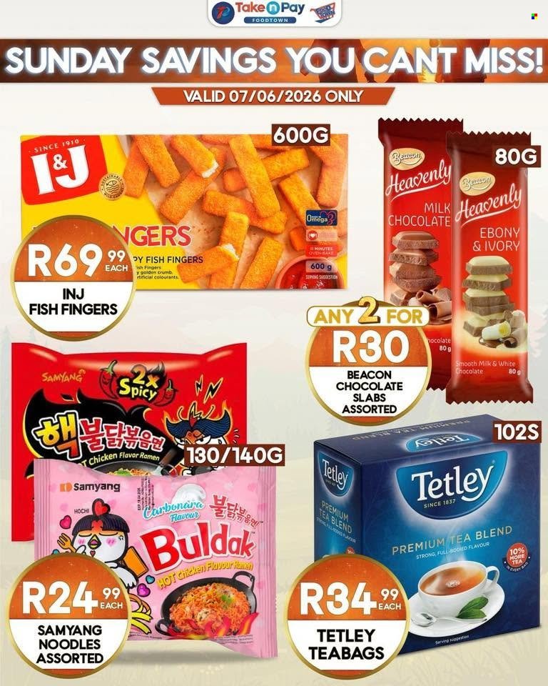 TAKE N PAY specials - From Sunday 7 Jun 2026