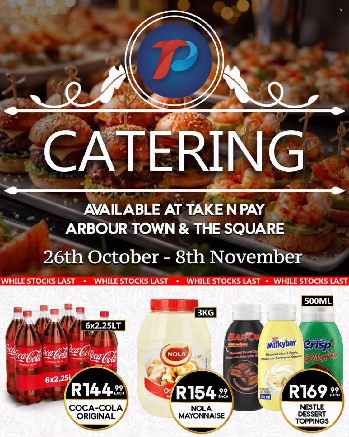 TAKE N PAY specials - From Monday 26 Oct 2026