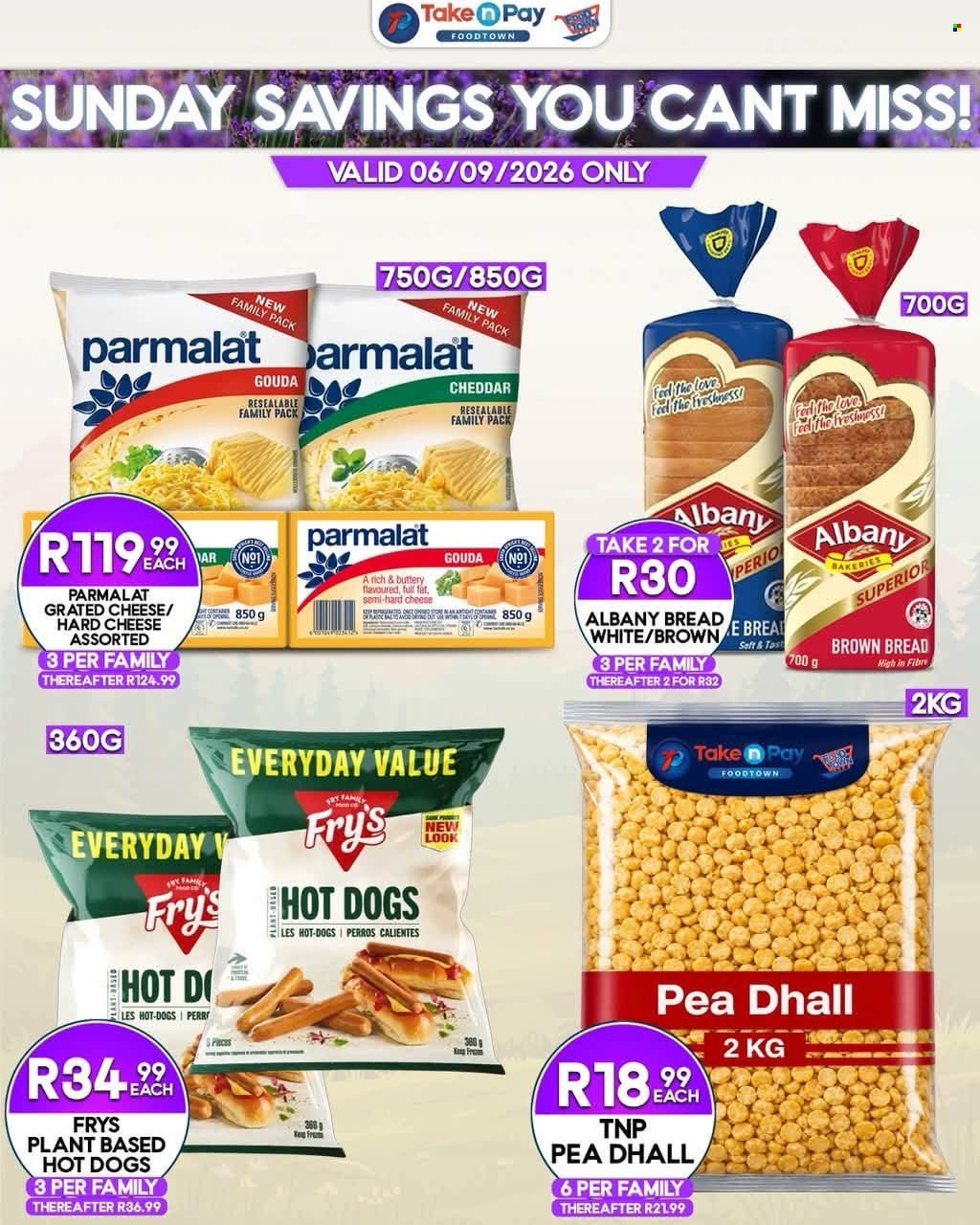 TAKE N PAY specials - From Sunday 6 Sept 2026