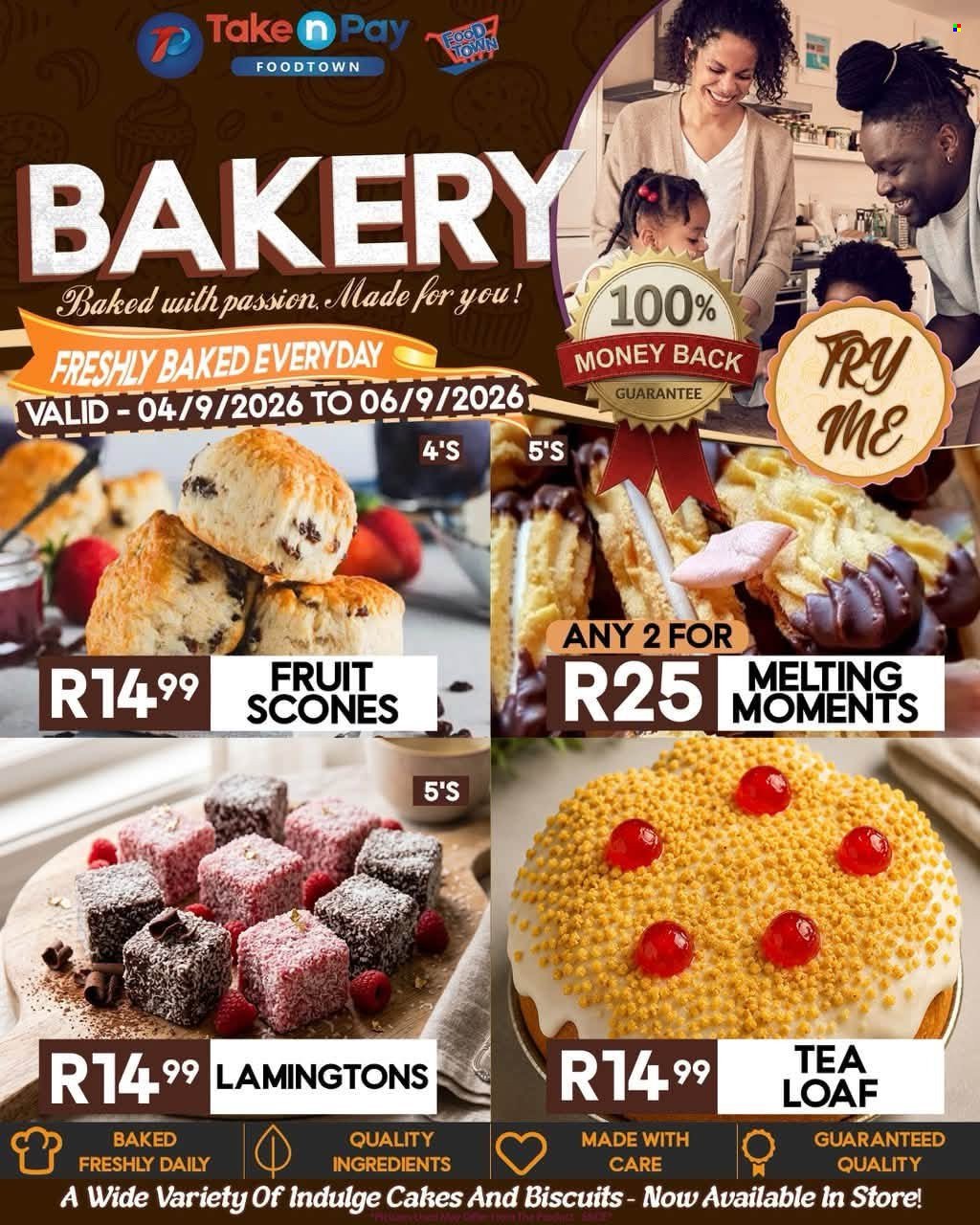 TAKE N PAY specials - From Sunday 6 Sept 2026