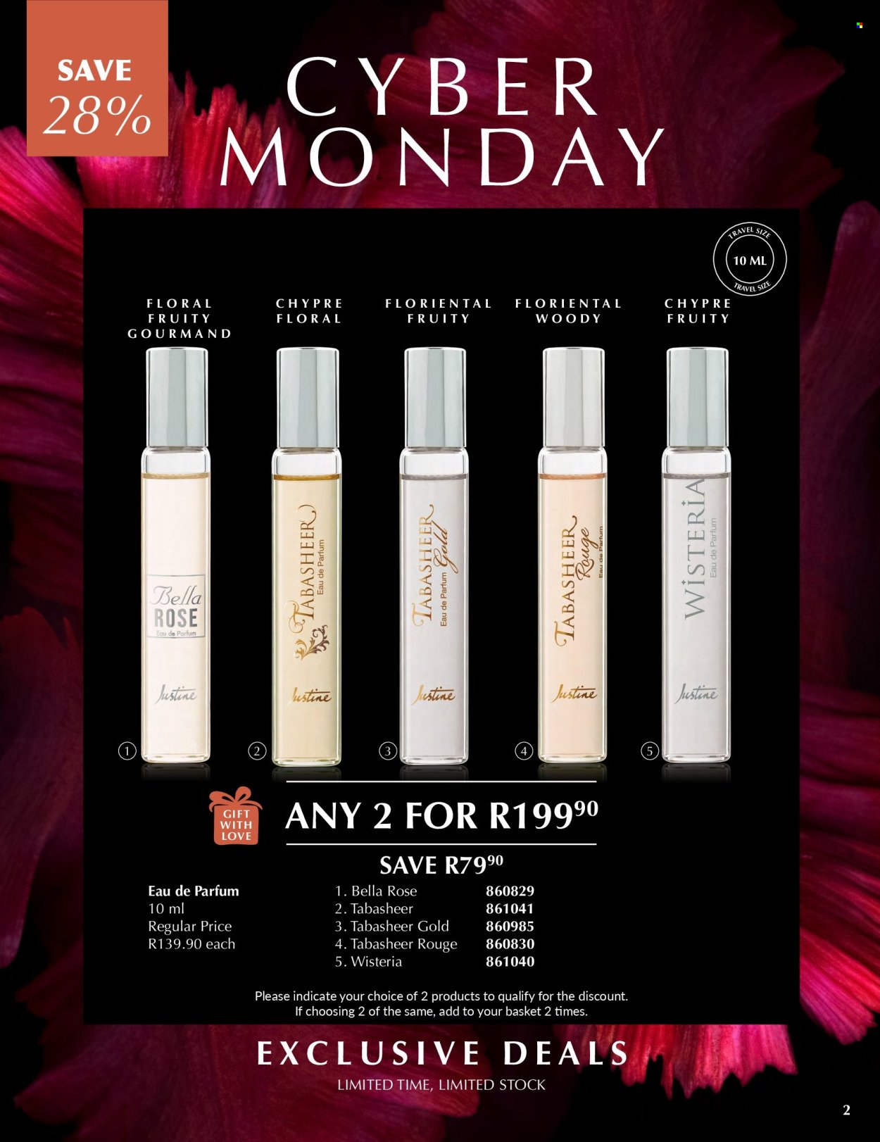 JUSTINE specials - CYBER MONDAY (2025-12-01 - 2025-12-07) | 2