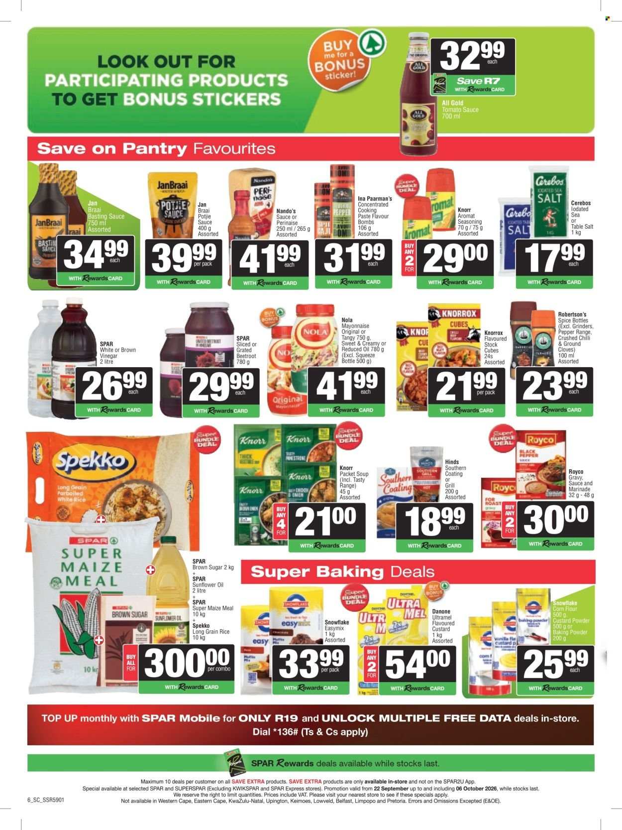 SPAR specials - Store Specials