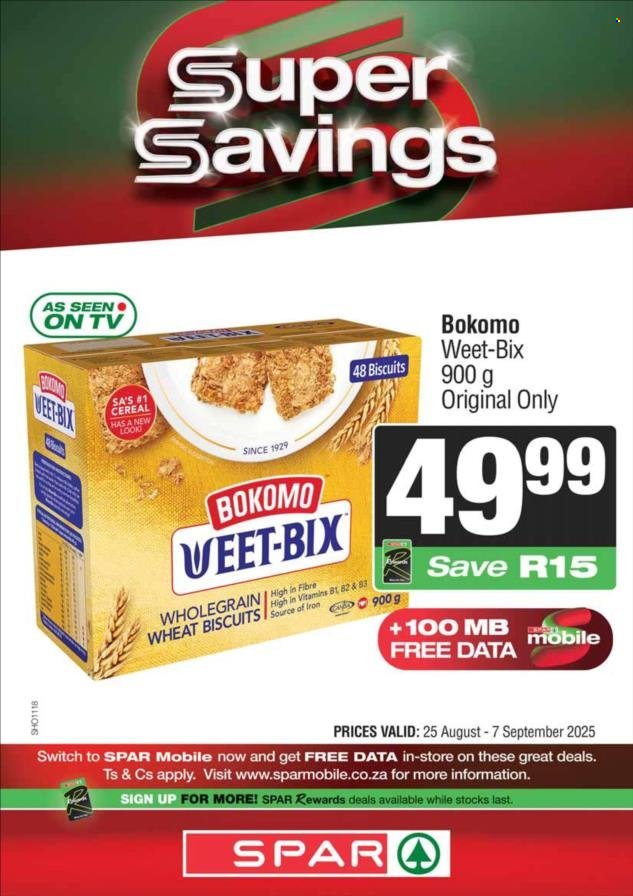 SPAR specials - National Leaflet (2025-08-25 - 2025-09-07) | 1
