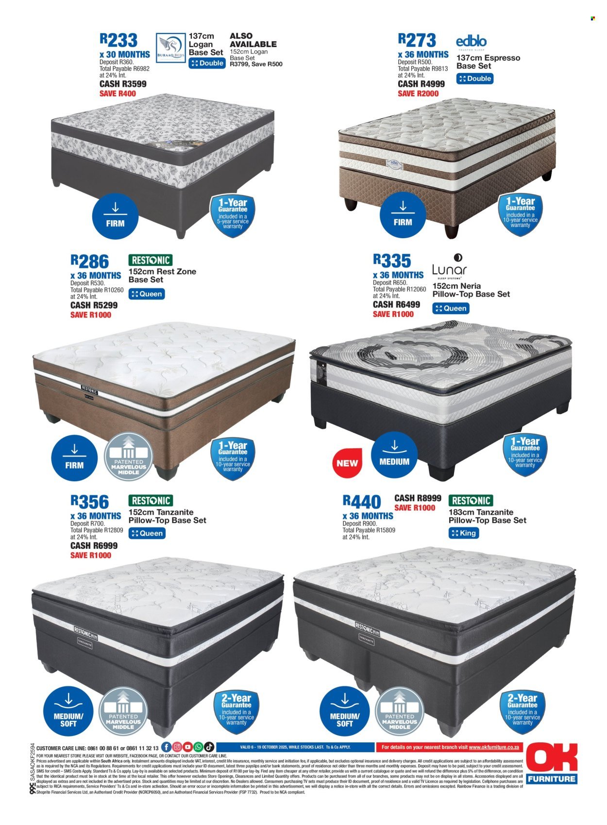 OK FURNITURE specials - From Monday 6 Oct 2025 (2025-10-06 - 2025-10-19) | 12