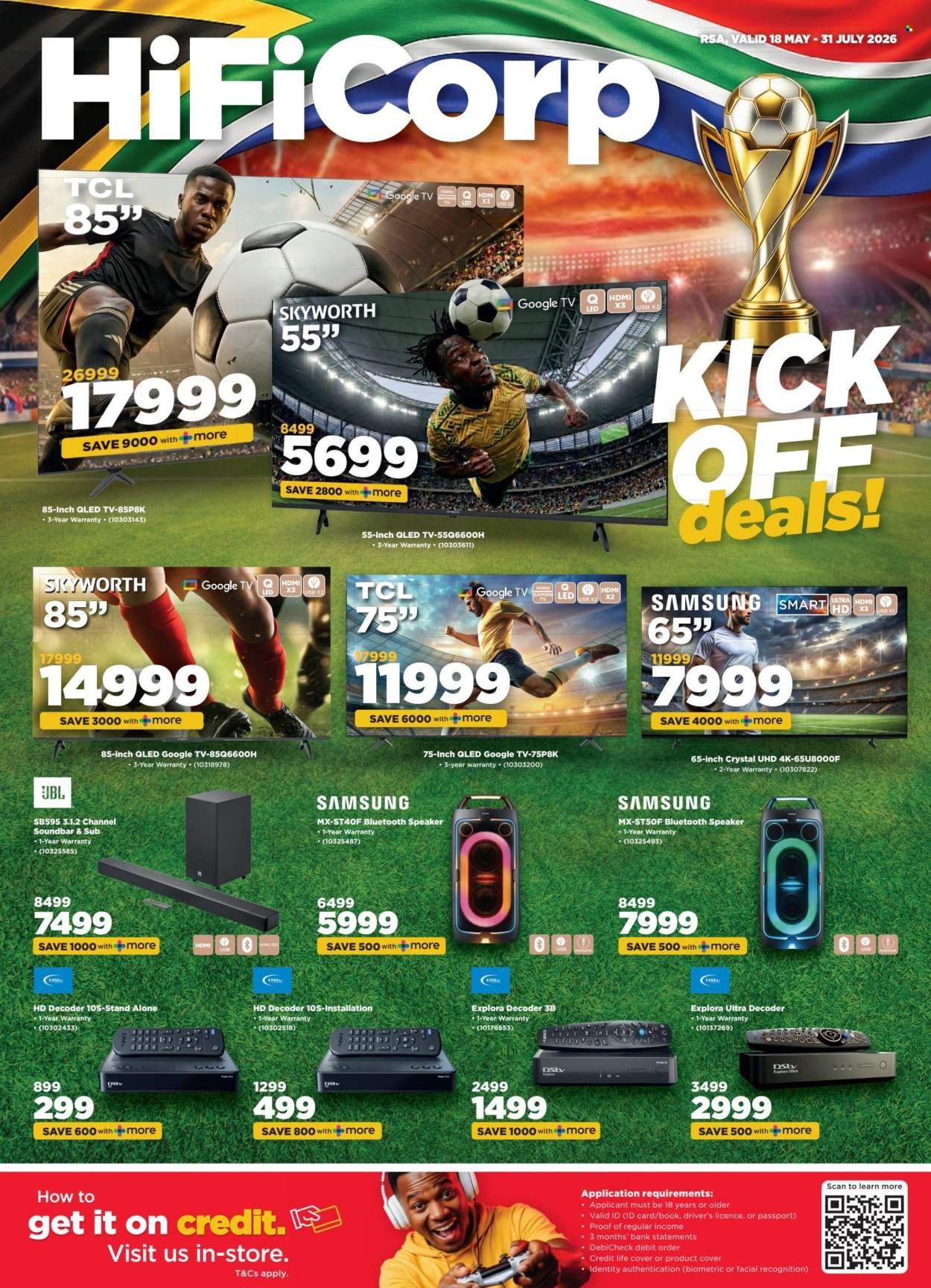 HIFI CORP specials - From Monday 18 May 2026