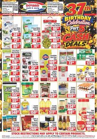 DEVLAND specials - From Thursday 22 Oct 2026