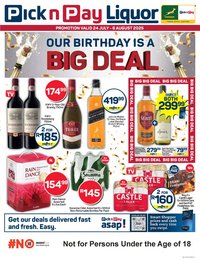 PICK N PAY specials - Birthday Liquor Specials (2025-07-24 - 2025-08-06)