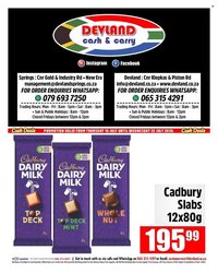 DEVLAND specials - From Thursday 16 Jul 2026