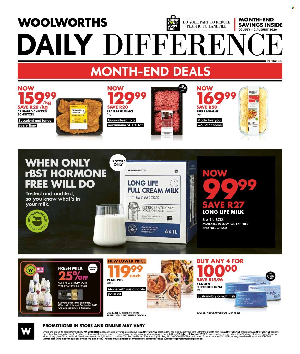 WOOLWORTHS specials - Daily Difference