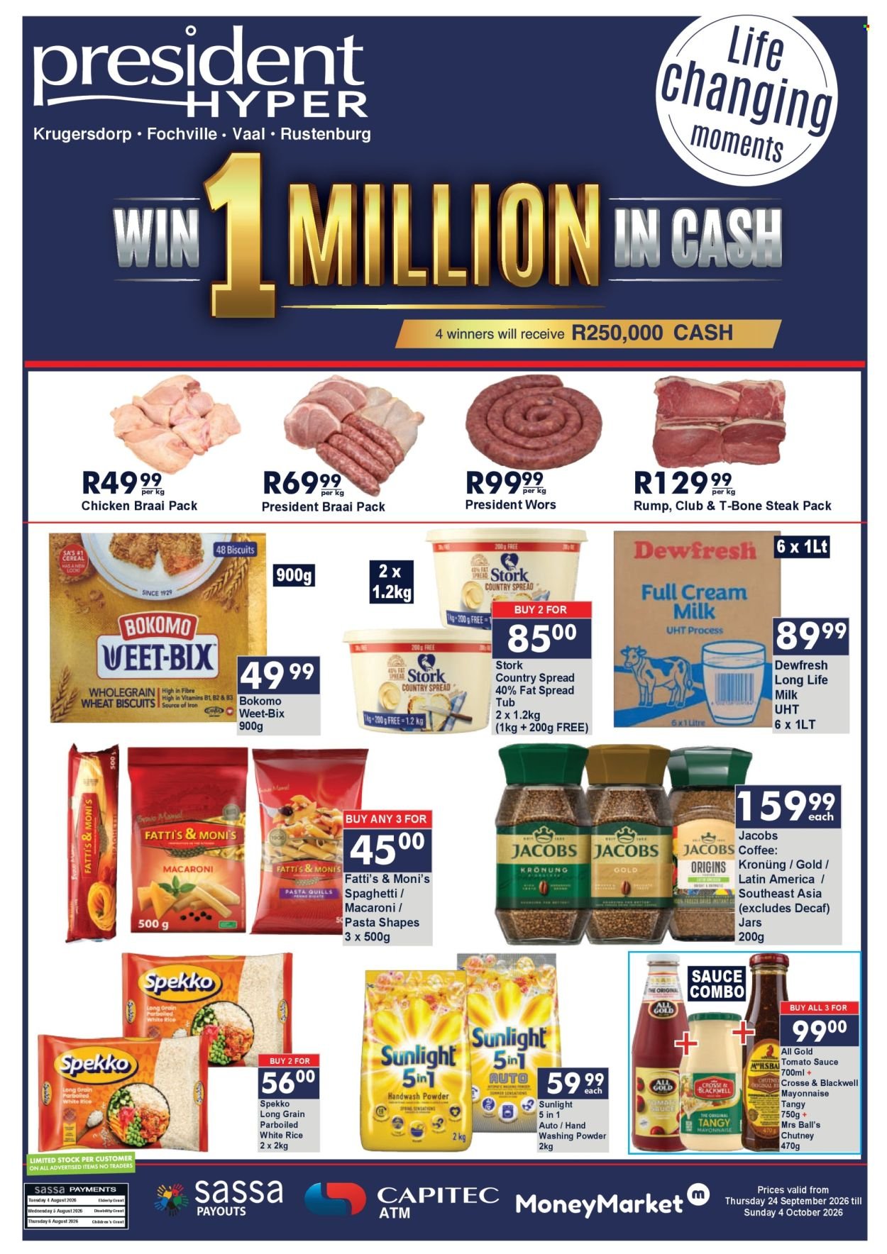 PRESIDENT HYPER specials - Win Your Share of R1 Million!