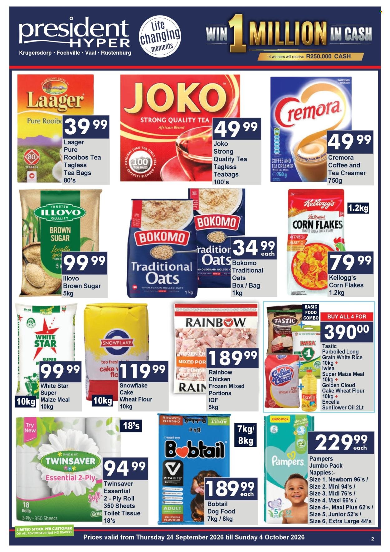 PRESIDENT HYPER specials - Win Your Share of R1 Million!