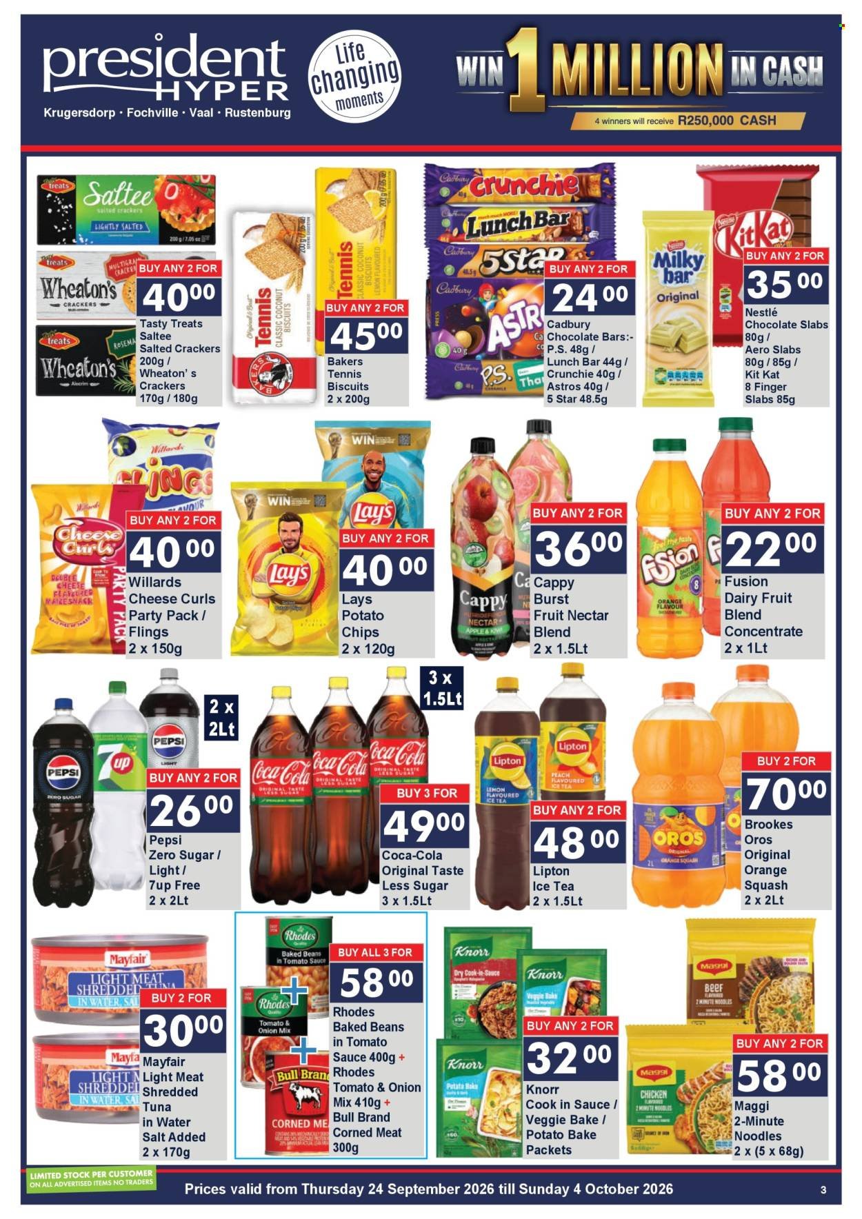 PRESIDENT HYPER specials - Win Your Share of R1 Million!